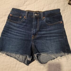 Levi's High Rise Jean Shorts